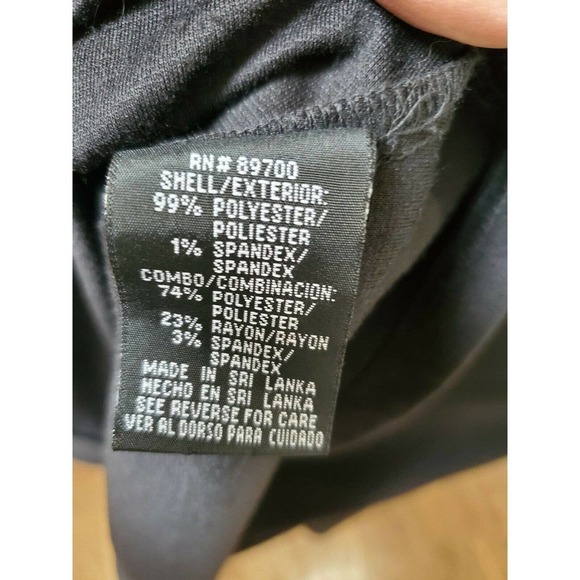 K Studio Women's Black Polyester Blend Sleeveless Square Neck Maxi Dress - Picture 9 of 11